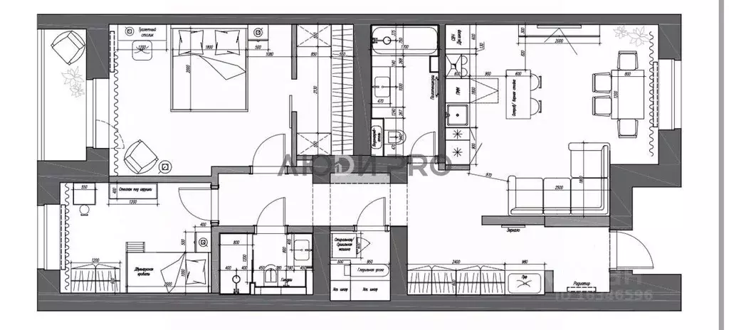 3-к кв. Башкортостан, Уфа ул. Даяна Мурзина, 7/1 (80.7 м) - Фото 2