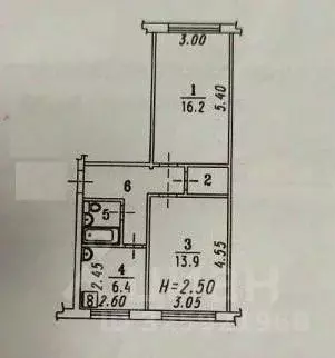 2-к кв. Омская область, Омск ул. 5-я Рабочая, 85 (48.0 м) - Фото 2