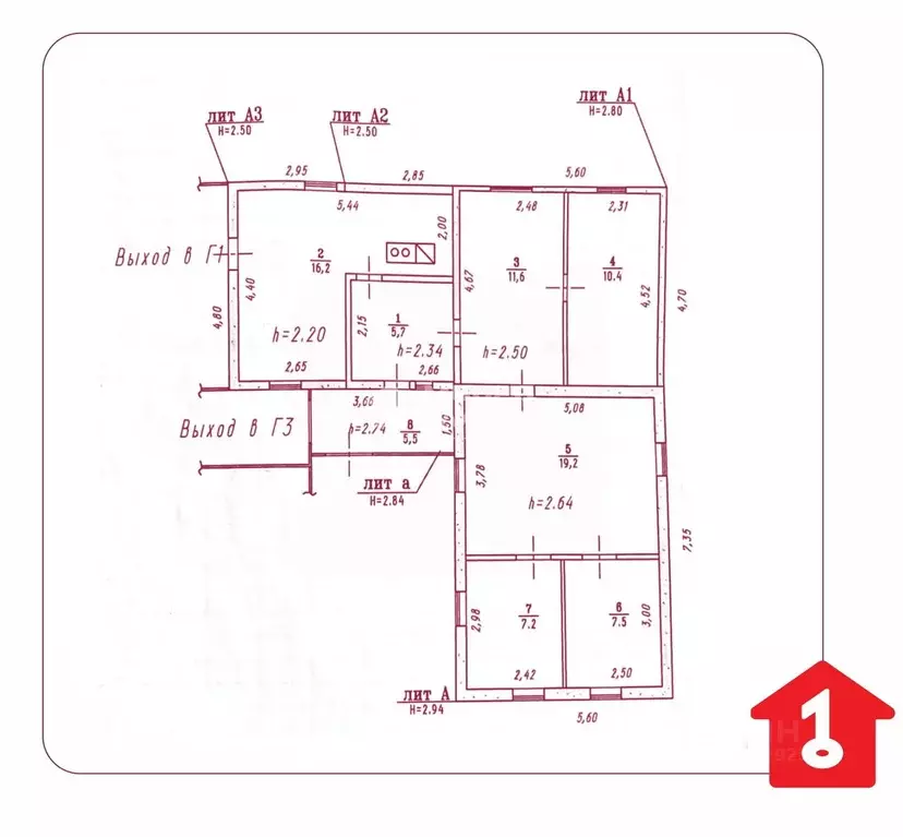 Дом в Омская область, Омск ул. 6-я Кировская, 124 (80 м) - Фото 2