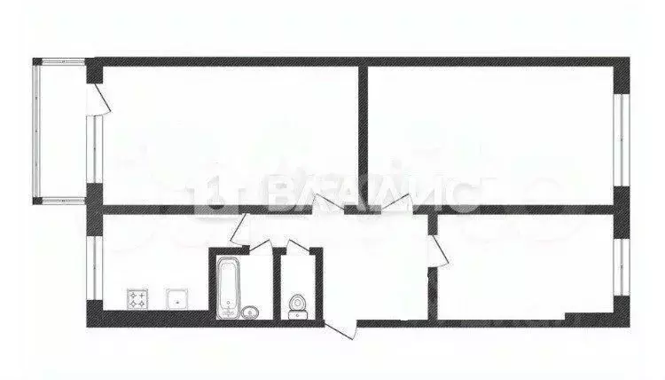 3-к кв. Белгородская область, Белгород ул. Щорса, 2а (61.5 м) - Фото 2