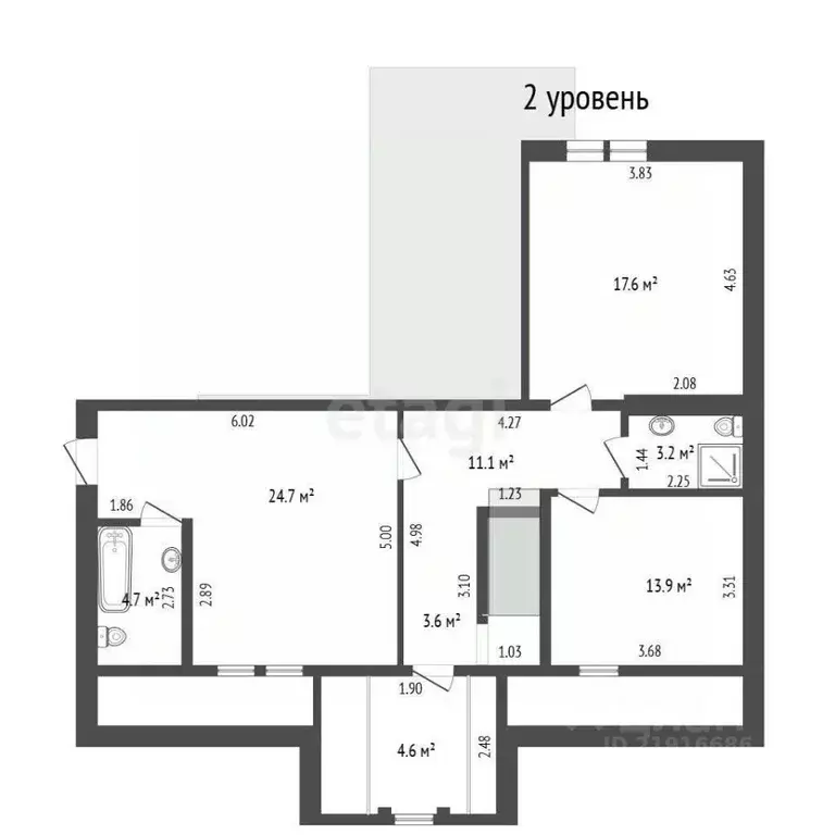 4-к кв. Калининградская область, Калининград Красносельская ул., 80Б ... - Фото 2