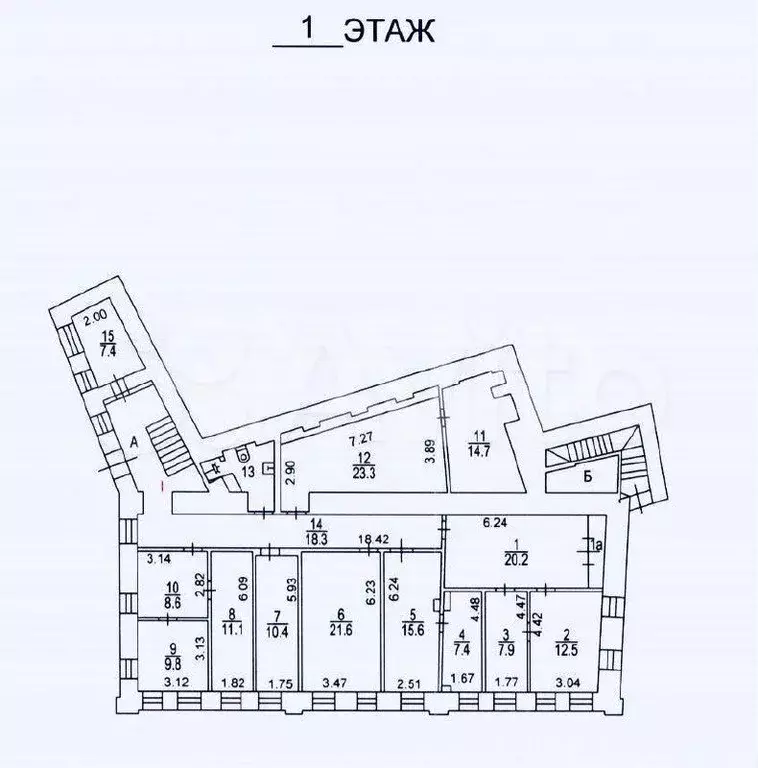 Аренда офиса 209м2 этажа целиком в цао - Фото 0