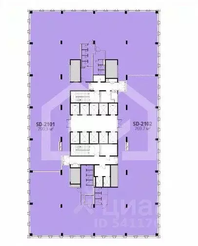 Помещение свободного назначения в Москва Дмитровский проезд, вл1Г (770 ... - Фото 2