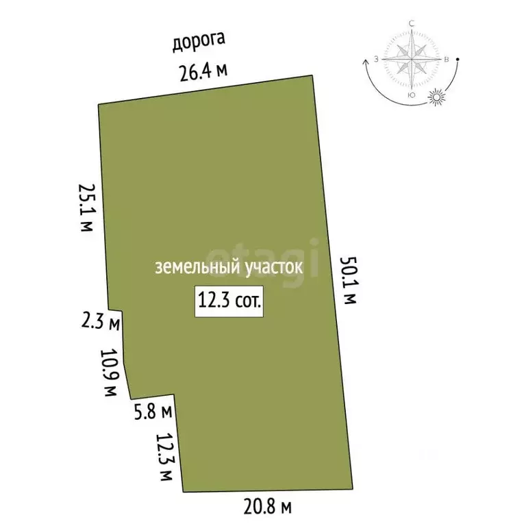 Участок в Костромская область, Кострома пос. Гари,  (12.32 сот.) - Фото 2