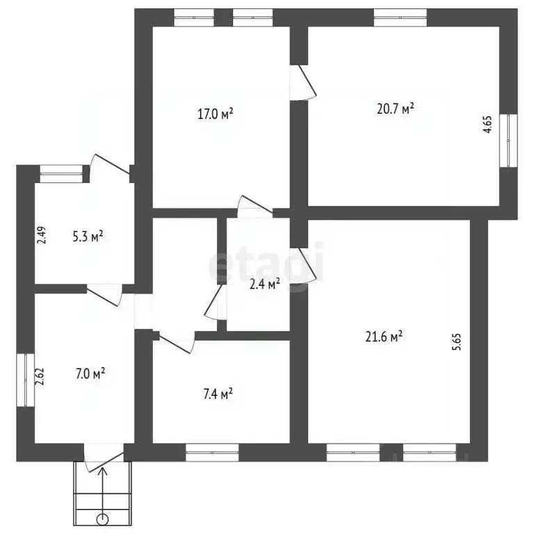 Дом в Смоленская область, Смоленск ул. Зеленый Ручей, 21 (82 м) - Фото 1