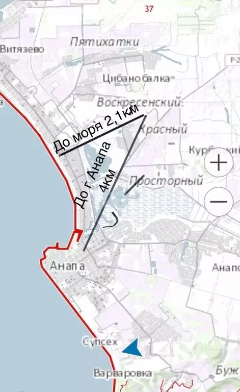 Участок в хутор Воскресенский, Садовая улица (15.88 м) - Фото 1