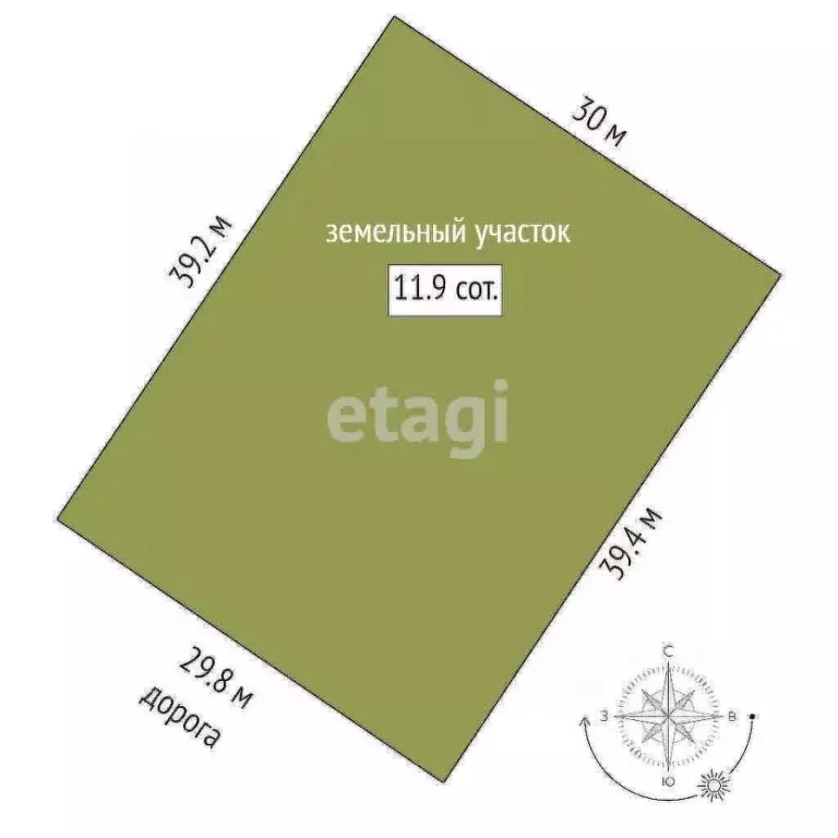 Участок в Ростовская область, Азов Азовский район,  (11.84 сот.) - Фото 2