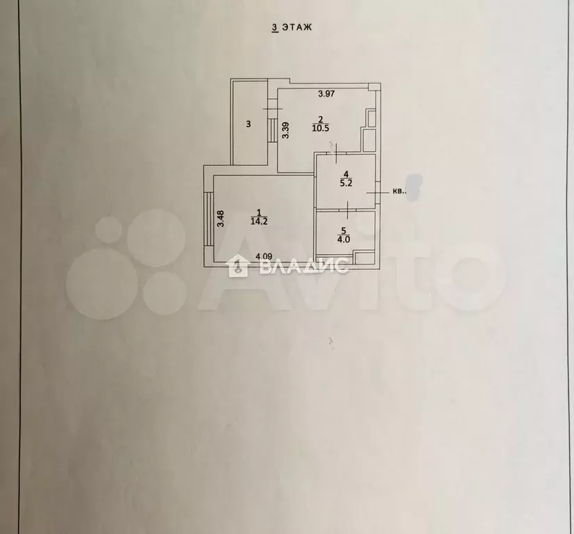 1-к. квартира, 37 м, 3/12 эт. - Фото 0