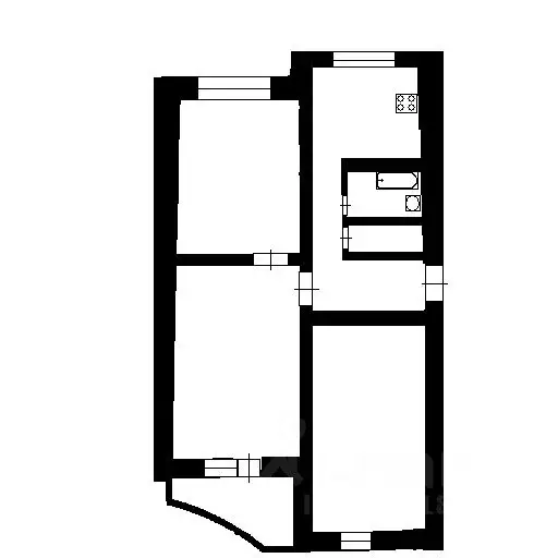 2-к кв. Воронежская область, Воронеж ул. Шукшина, 27 (62.0 м) - Фото 2