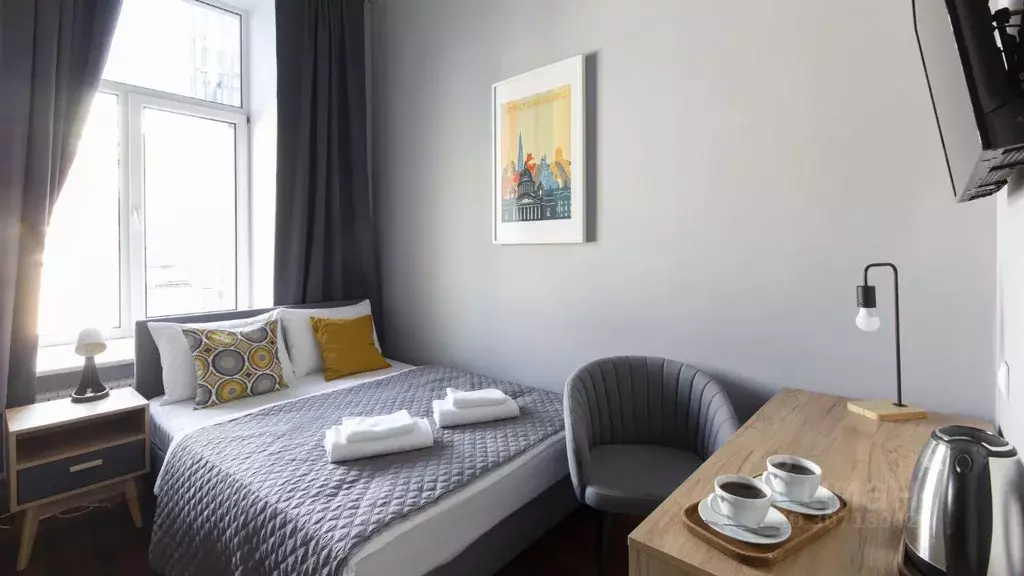 Комната Санкт-Петербург Невский просп., 100 (18.0 м) - Фото 1