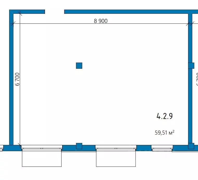 Офис в Тюменская область, Тюмень Полевая ул., 109с9 (59 м) - Фото 2