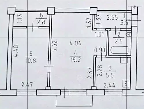 2-к кв. Удмуртия, Ижевск ул. Дзержинского, 48 (44.7 м) - Фото 2