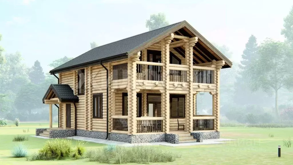 Коттедж в Новосибирская область, Ордынский район, Порт Пичуги кп ул. ... - Фото 1