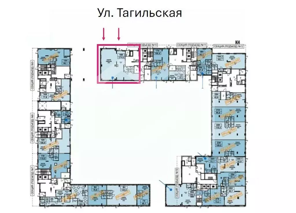 Помещение свободного назначения в Москва Тагильская ул., 2к1 (176 м) - Фото 2