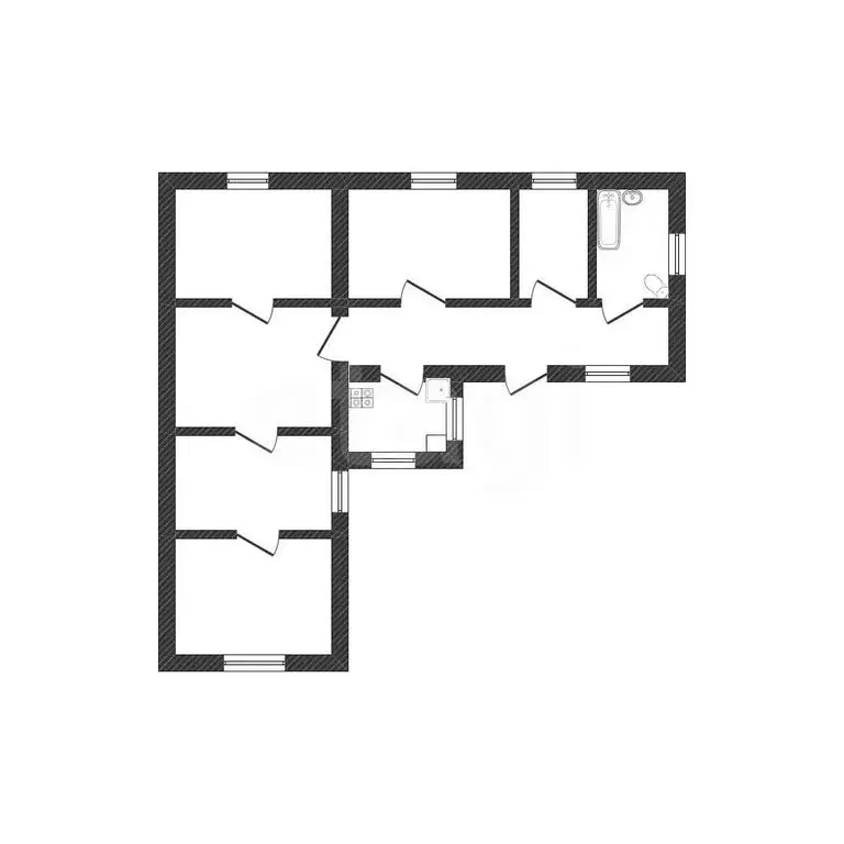 Дом в Валуйки, Вокзальная улица (87.2 м) - Фото 1