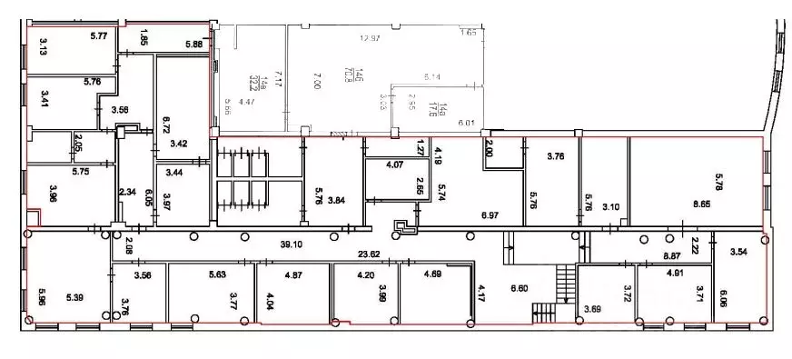 Помещение свободного назначения в Москва ул. Кутузова, 11К2 (893 м) - Фото 1