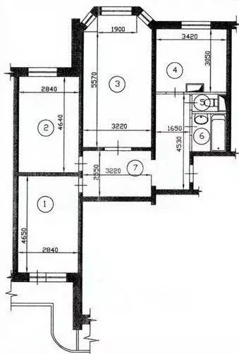 3-к кв. Московская область, Одинцово ул. Чистяковой, 2 (77.0 м) - Фото 2
