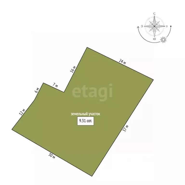 Участок в Амурская область, Благовещенск пос. Астрахановка, ул. ... - Фото 1