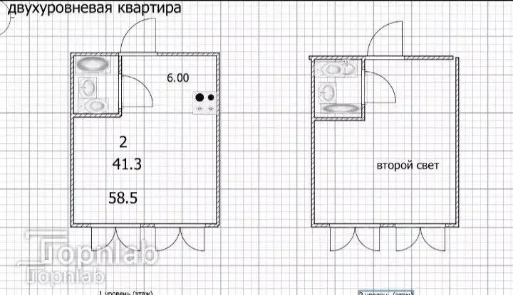 2-к кв. Башкортостан, Уфа Революционная ул., 98/2 (59.0 м) - Фото 2