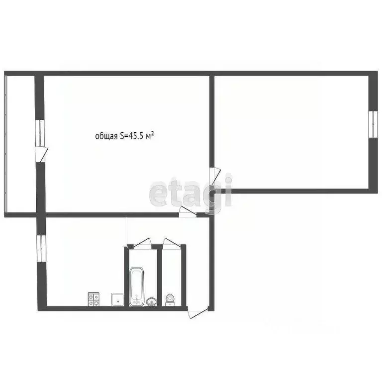 2-к кв. Алтайский край, Бийск ул. Ильи Мухачева, 133/2 (49.0 м) - Фото 2