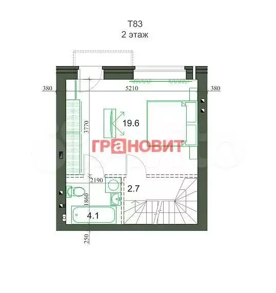 Таунхаус 83 м на участке 1 сот. - Фото 1