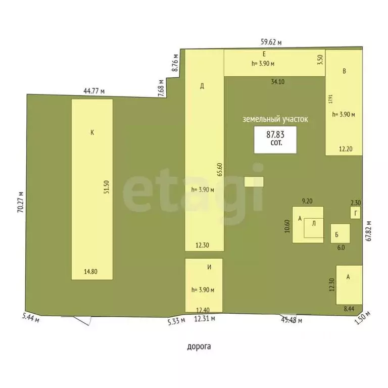 Склад в Ростовская область, Азов Азовский район, Южная ул., 9 (2300 м) - Фото 1