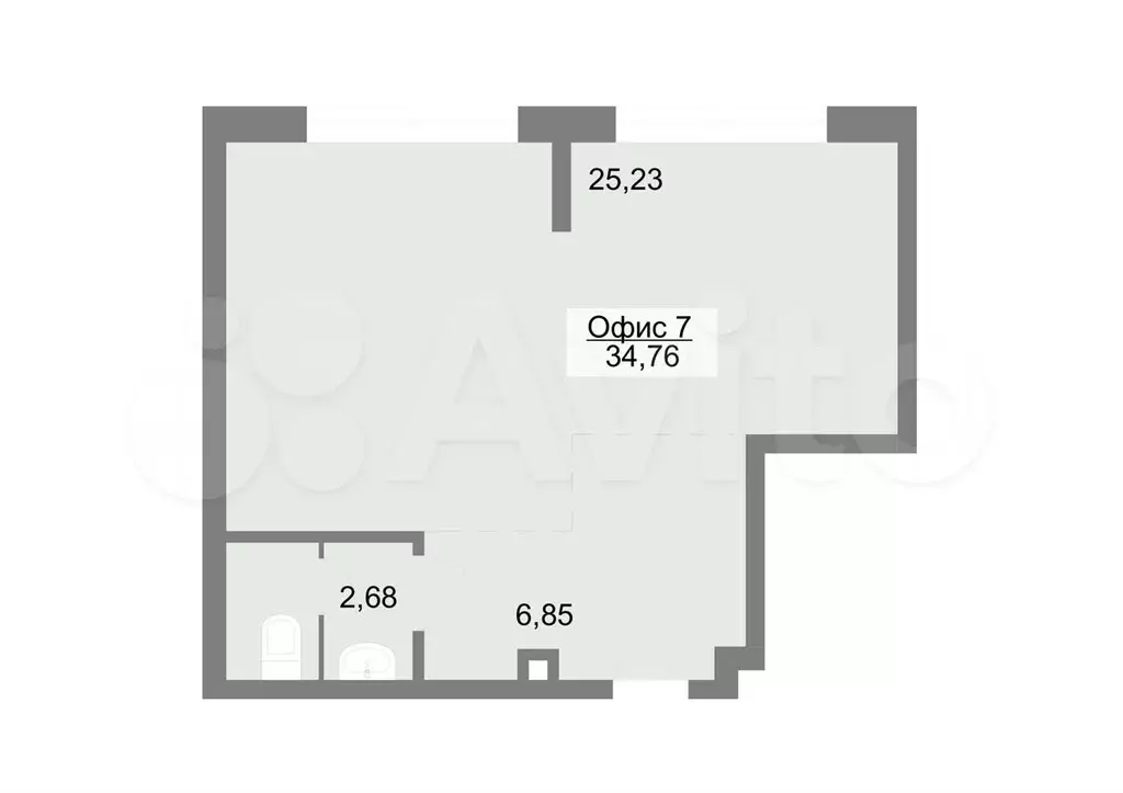 Офис, 34.76 м - Фото 0