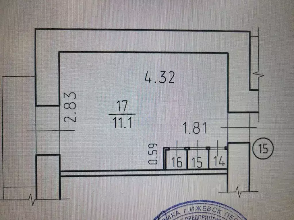 Студия Удмуртия, Ижевск Буммашевская ул., 21 (12.0 м) - Фото 2