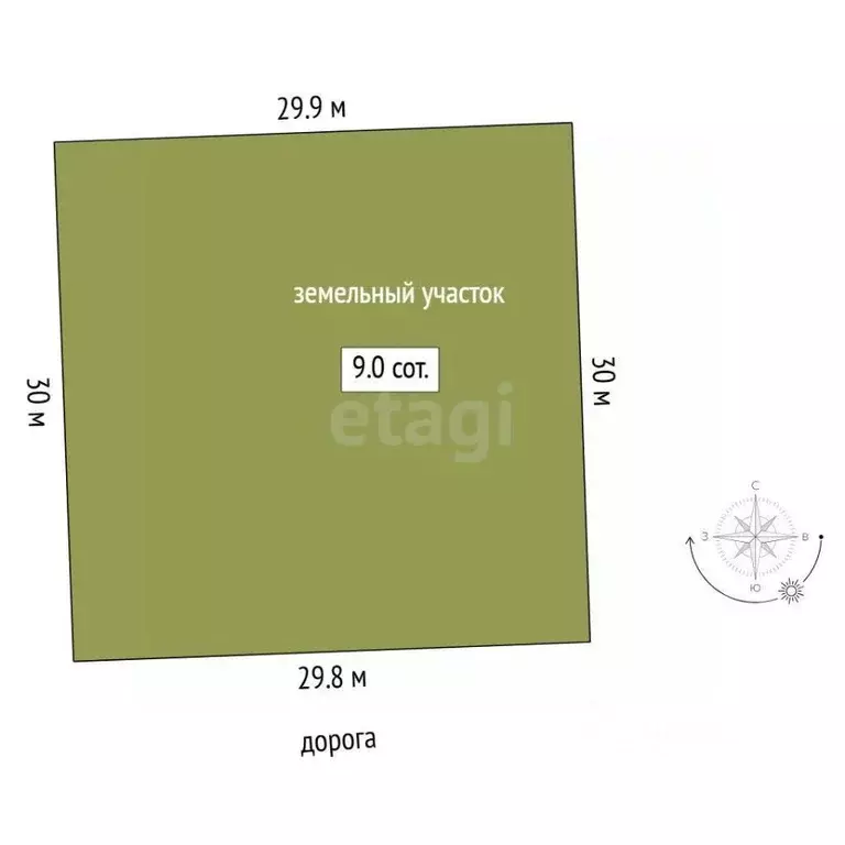 Участок в Тюменская область, Тюменский муниципальный округ, с. ... - Фото 2