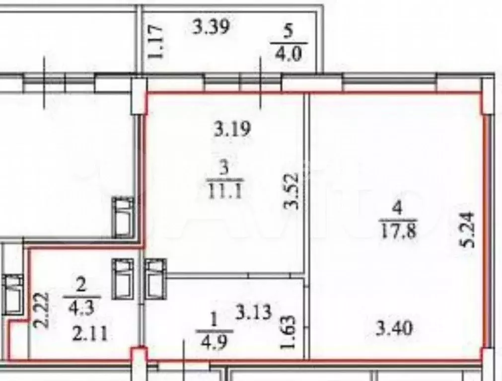 1-к кв. Краснодарский край, Анапа ул. Объездная, 39 (41.1 м) - Фото 2