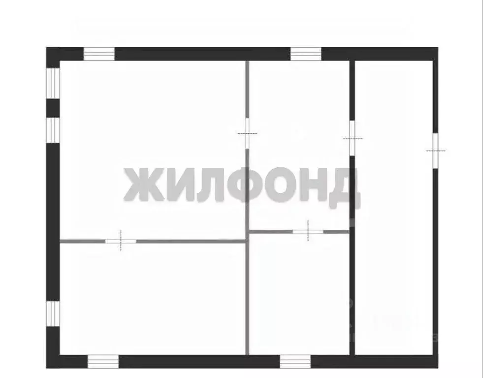 Дом в Новосибирская область, Коченево рп ул. Кузнецкая (68 м) - Фото 1