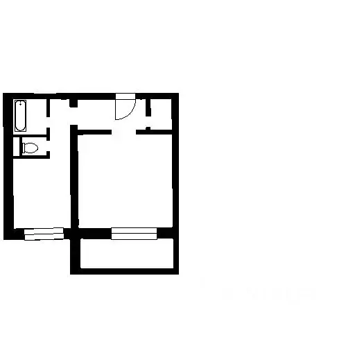 1-к кв. Челябинская область, Челябинск ул. Бейвеля, 65 (43.0 м) - Фото 2