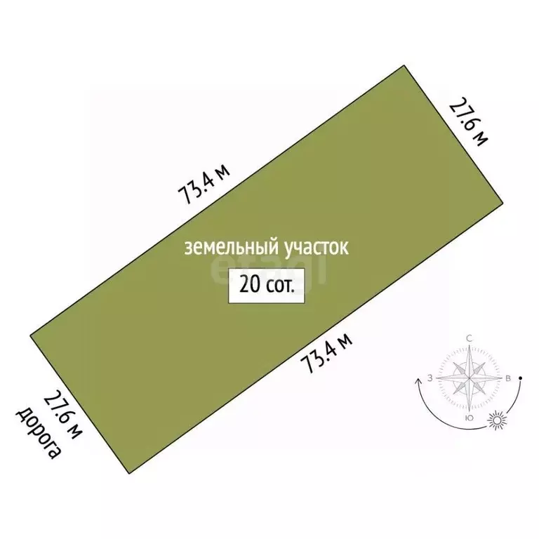 Участок в Челябинская область, Сосновский муниципальный округ, д. ... - Фото 1