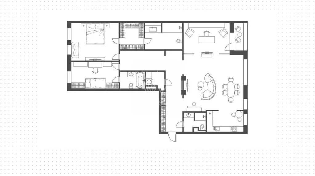Квартира, 4 комнаты, 190 м - Фото 0