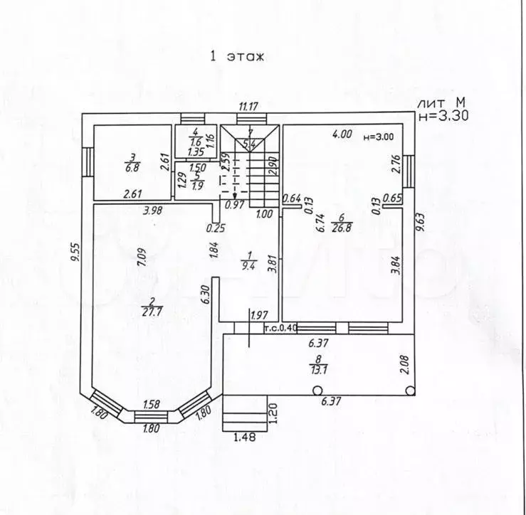Дом 154 м на участке 4,3 сот. - Фото 1