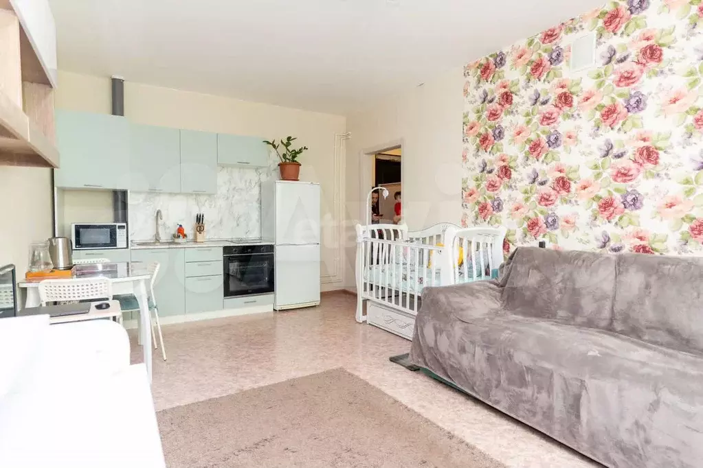 Квартира-студия, 27,6 м, 6/10 эт. - Фото 1