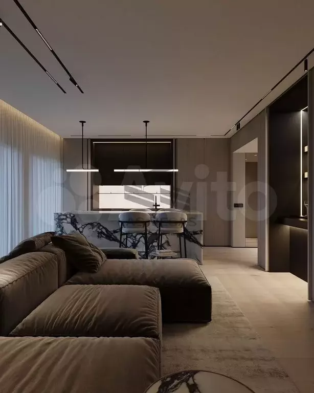 3-к. квартира, 119 м, 8/10 эт. - Фото 0