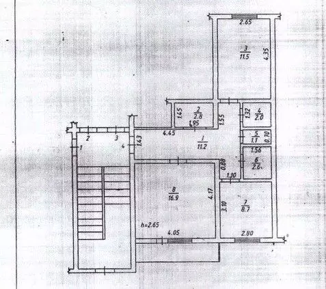 2-к кв. Саха (Якутия), Мирный Звездная ул., 50 (56.8 м) - Фото 2