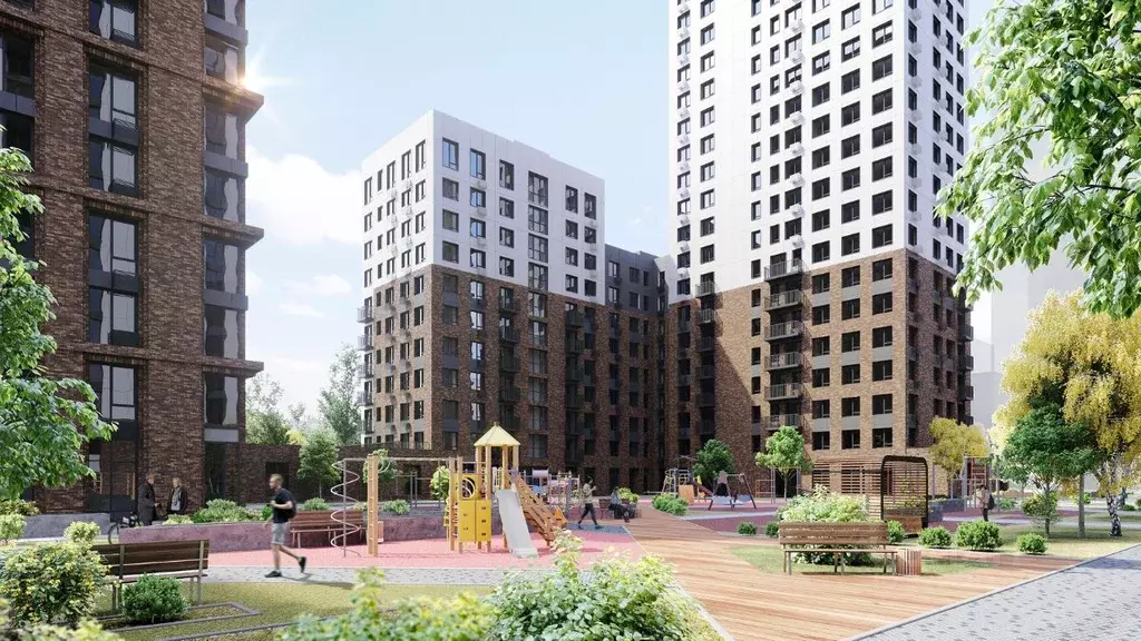 2-к кв. Татарстан, Казань ул. Рауиса Гареева (32.86 м) - Фото 1