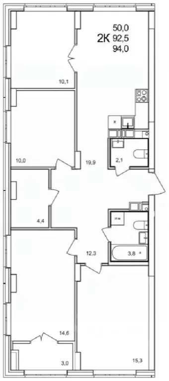 4-к кв. Нижегородская область, Нижний Новгород д. Анкудиновка, КМ ... - Фото 0