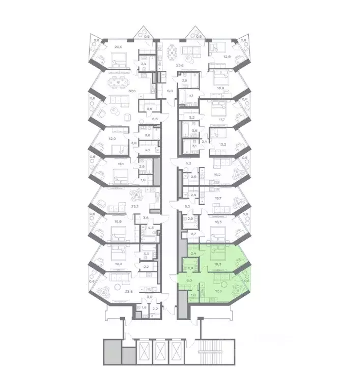 1-к кв. Москва Крылатская ул., 23 (46.66 м) - Фото 1