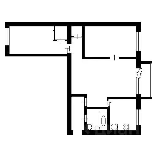 3-к кв. Пермский край, Березники ул. Мира, 53 (58.2 м) - Фото 1