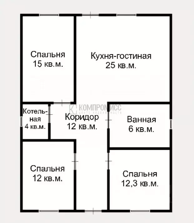 Дом в Краснодарский край, Северский район, Ильское городское ... - Фото 1