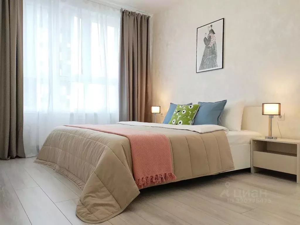 1-к кв. Тюменская область, Тюмень ул. Пожарных и Спасателей, 14 (40.0 ... - Фото 1