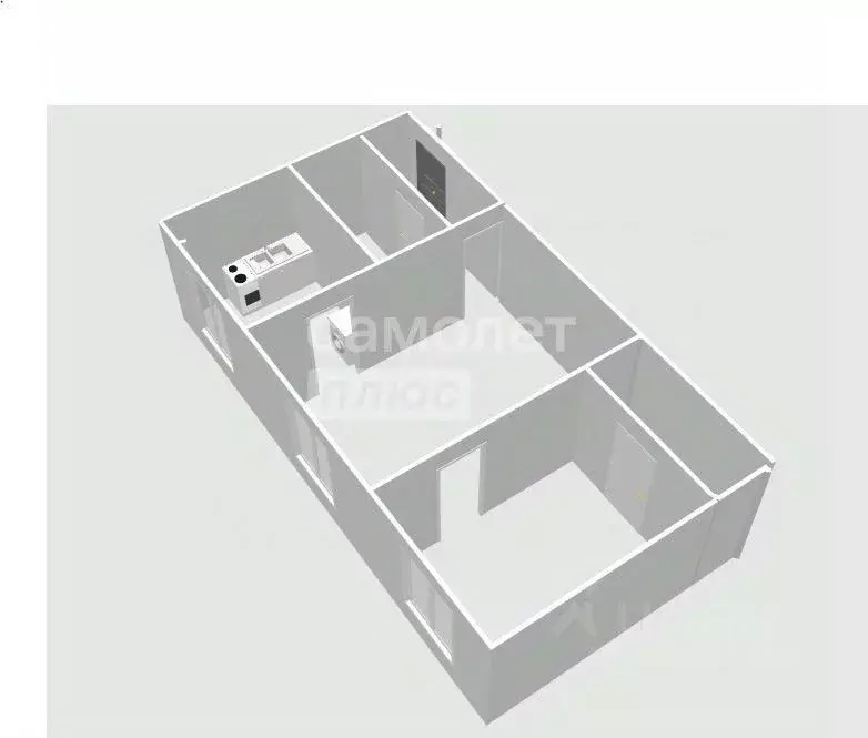 2-к кв. Брянская область, Карачевский район, Верхопольское с/пос, пос. ... - Фото 1