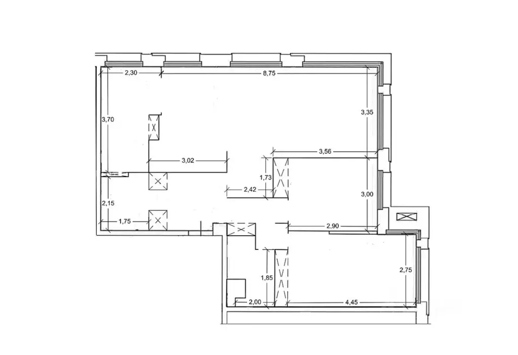 3-к кв. Москва ул. Ивана Франко, 6 (94.6 м) - Фото 2