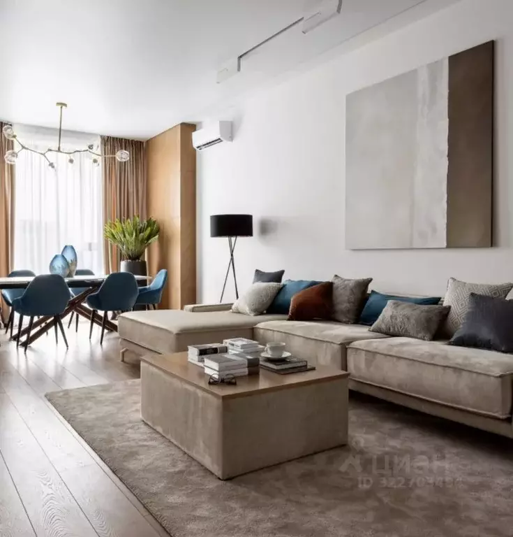 3-к кв. Москва 2-я Черногрязская ул., 6к3 (76.0 м) - Фото 2