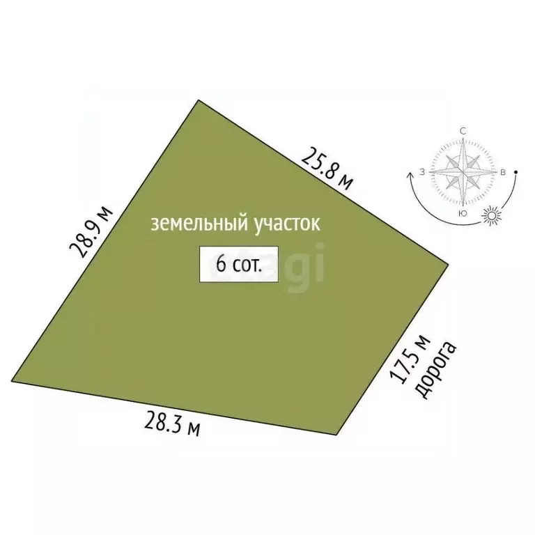 Участок в Крым, Симферополь ул. Эдуарда Тотлебена (6.0 сот.) - Фото 2