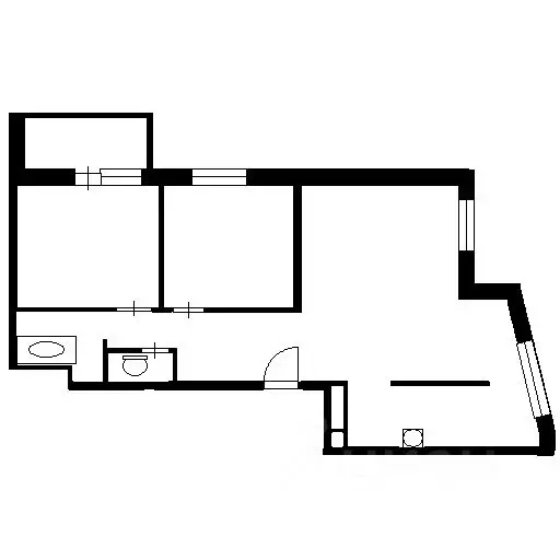 2-к кв. Санкт-Петербург ул. Маршала Казакова, 28к1 (48.2 м) - Фото 1