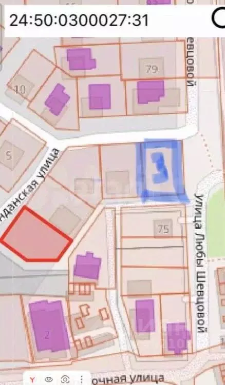 Участок в Красноярский край, Красноярск Кабульская ул. (8.32 сот.) - Фото 2